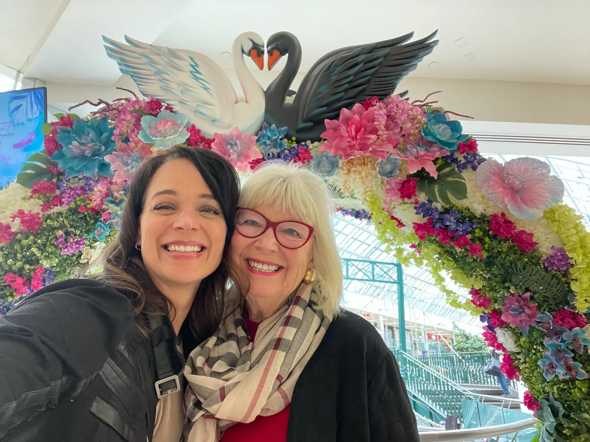 Julie with her mother-in-law Val, the best packer she knows